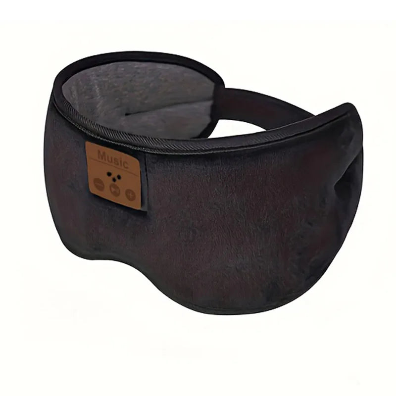 Wireless Bluetooth Sleep Headphones Eye Mask - 3D Eye Mask with Sponge Speakers for Sleeping Napping Travel Yoga & Meditation