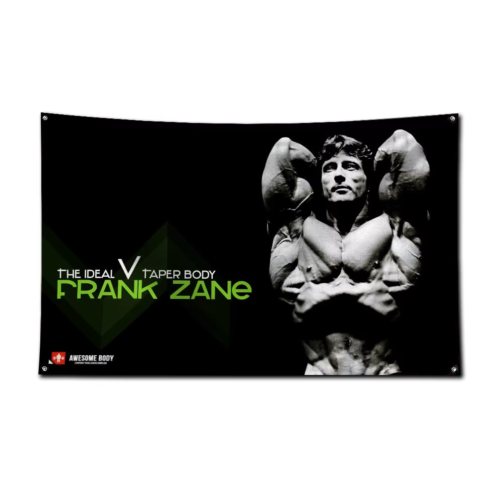 3X5 Ft Bodybuilding GYM Schwarzenegger Ronnie Flag Polyester Printing Banner for Garage Wall Out Door Decoration with Grommets