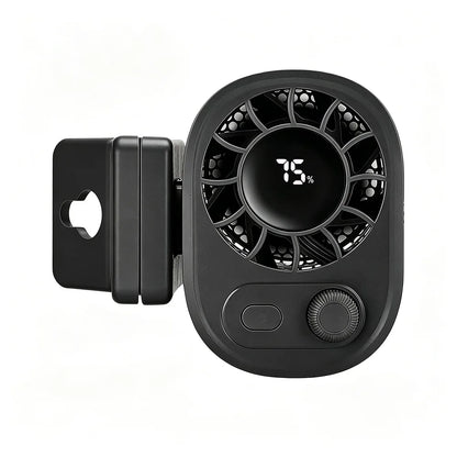 1400Mah Clip on High-Speed Small Fan, Waist Mounted Fan, Desktop Fan, 100 Speed Multi-Functional Stepless Speed Small Fan