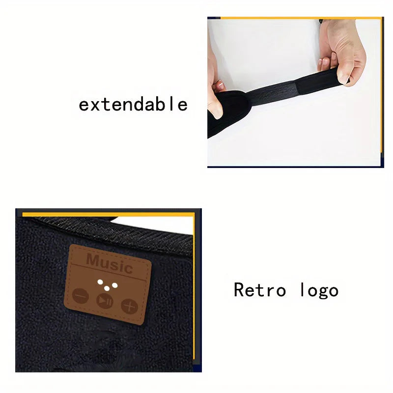 Wireless Bluetooth Sleep Headphones Eye Mask - 3D Eye Mask with Sponge Speakers for Sleeping Napping Travel Yoga & Meditation