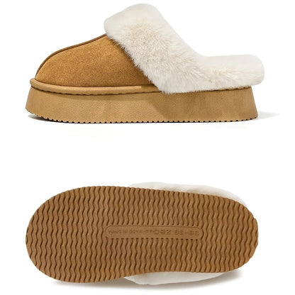 Winter Warm House Slippers - Thick Plush Sole, Soft Unisex Design for Home, Office & Campus. Cozy & Durable.